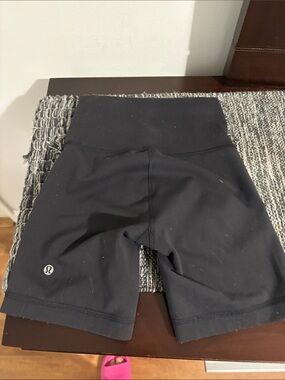 Lemon Black High-Rise Bike Shorts